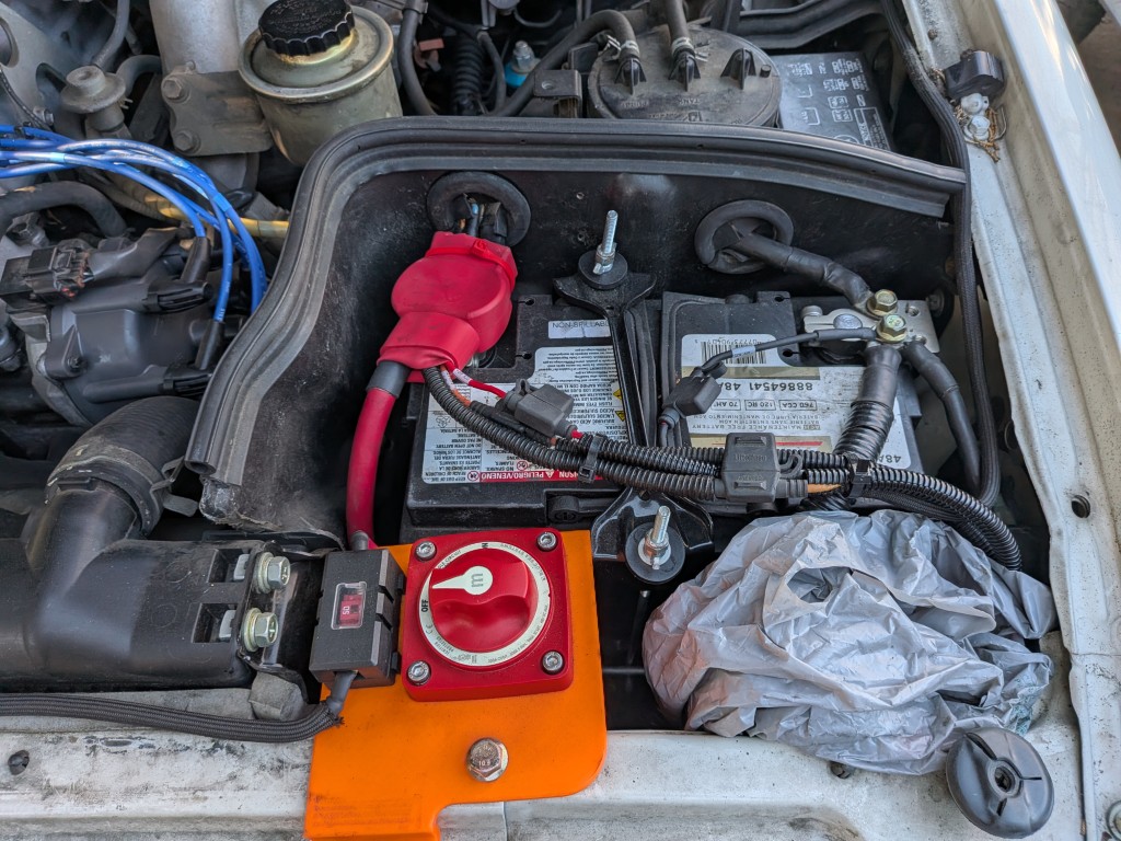 Main battery and winch isolation