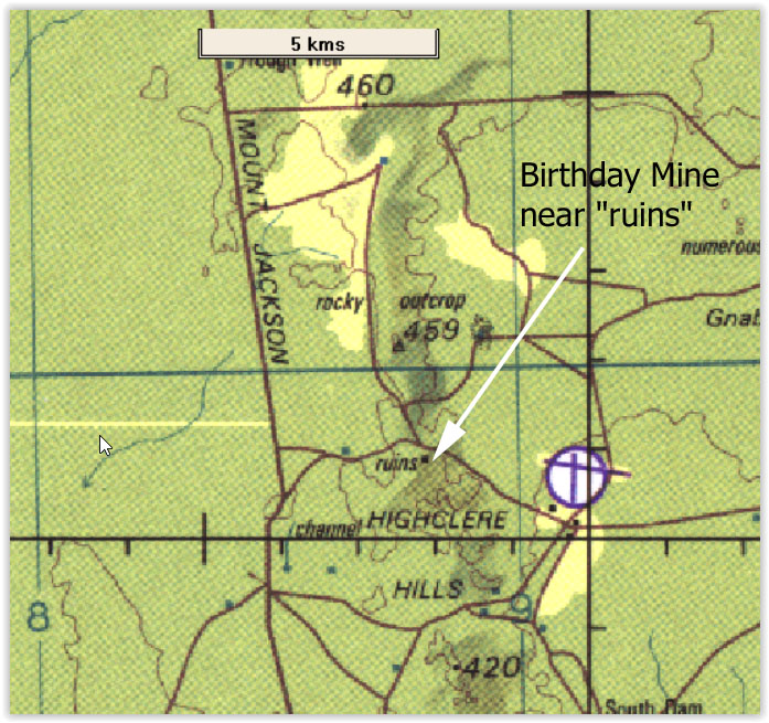 bday mine location